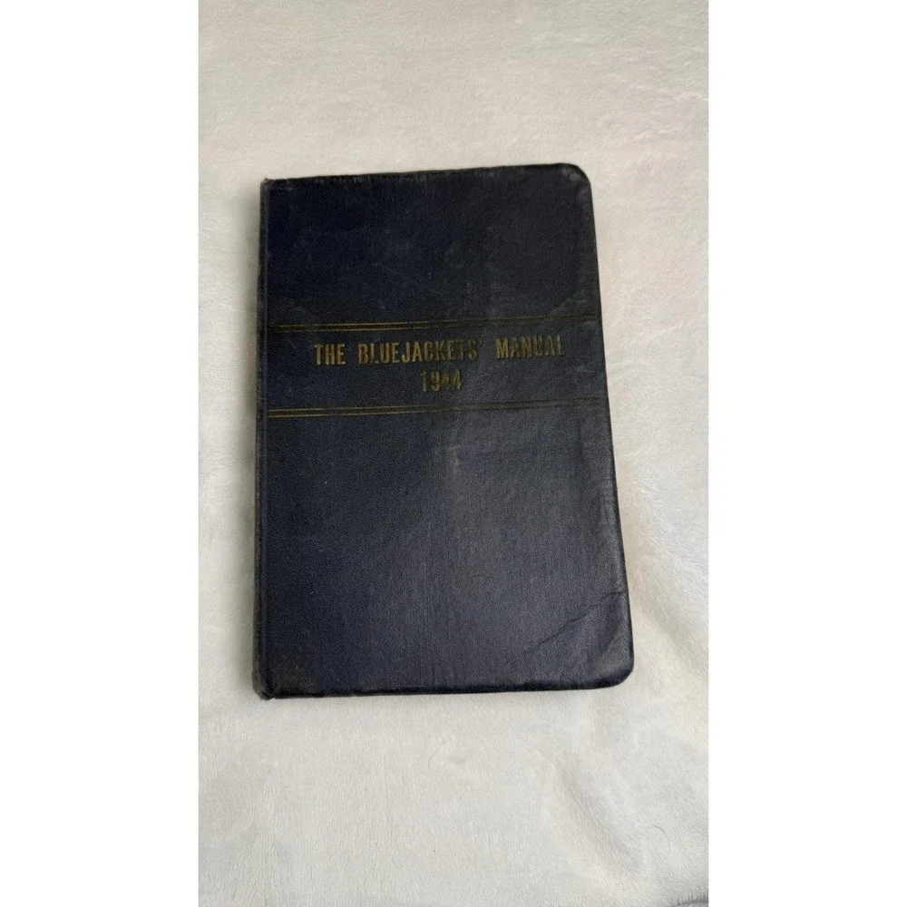 The Bluejackets' Manual 1944 US Navy Training Text 12th Edition WWII Era Book